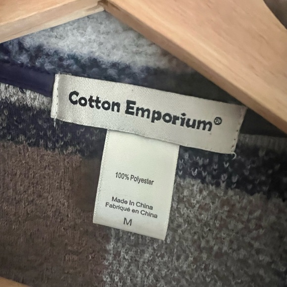 Cotton Emporium Brown Plaid Teddy Jacket - Picture 5 of 5